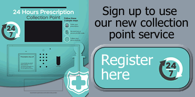 Register for our MedPoint prescription collection machine